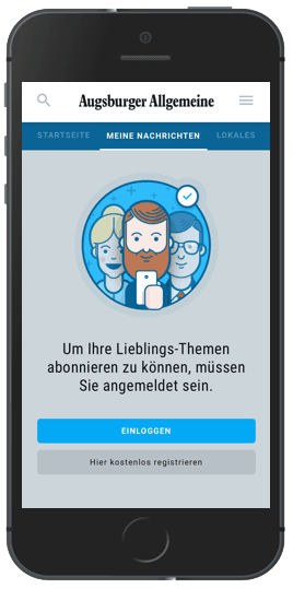 Mobile Nachrichten – Log-In Mobile Nachrichten