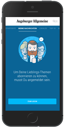 Mobile Nachrichten – Log-In Mobile Nachrichten