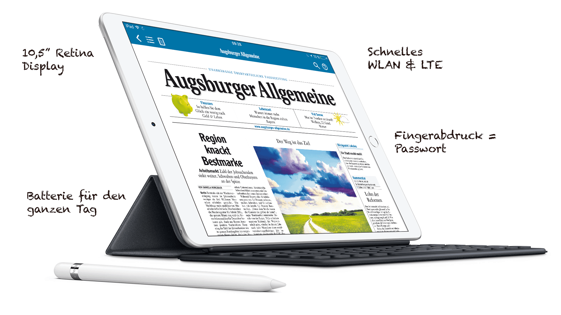 iPad Air mit Abo Ihre Prämie im Heimat-Bundle Plus