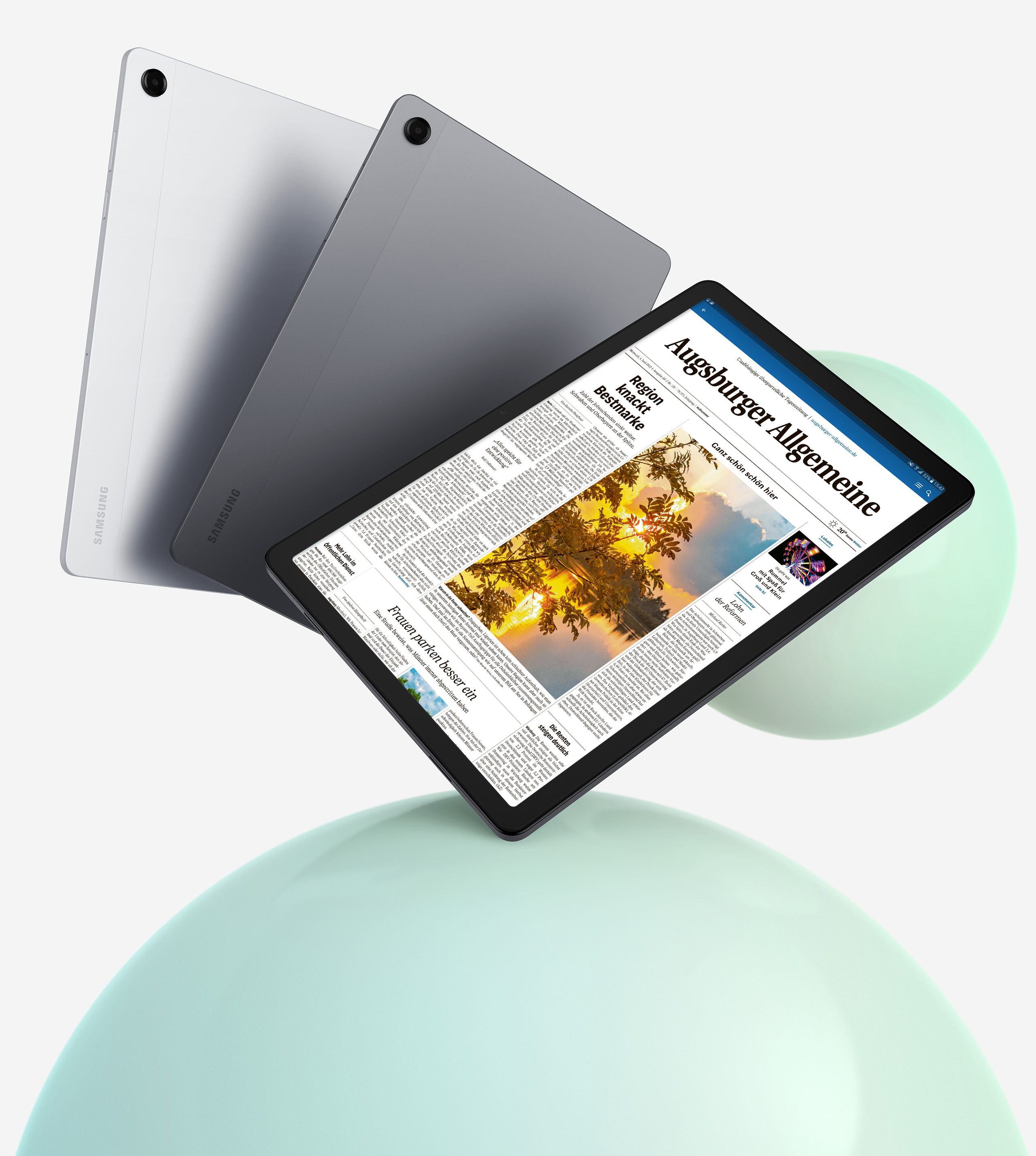 Das Galaxy Tab A11+ im Heimatbundle.